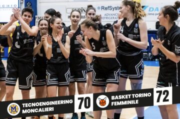 Moncalieri - Basket Torino Femminile Punteggio partita 70-72