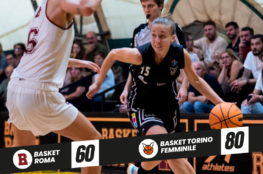 Basket Roma - Basket Torino Femminile Punteggio partita 60-80